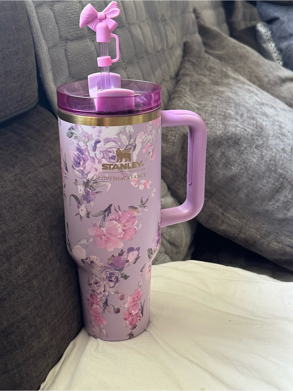 Stanley Loveshackfancy Happy Thoughts 40 ounce Flowstate Quencher